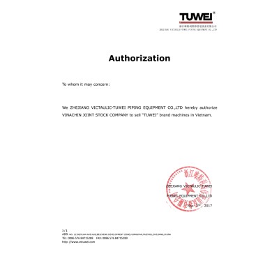 Chứng nhận Nsx Tuwei